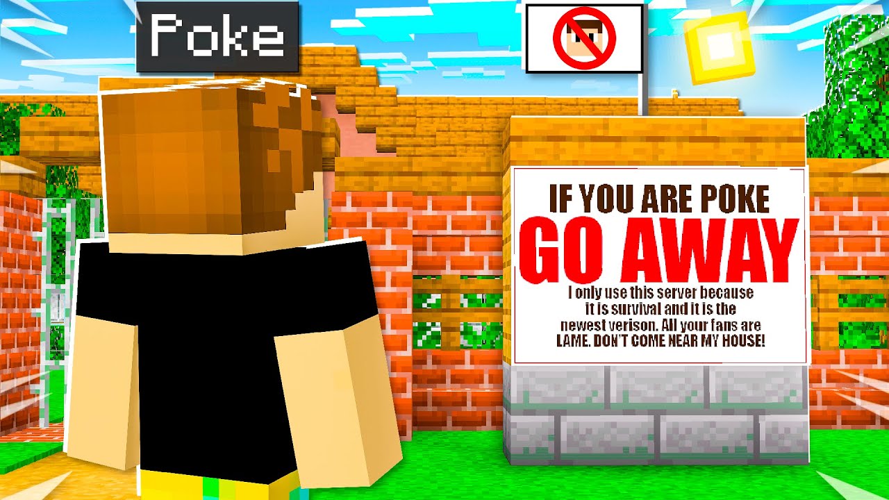 I Found A Poke Hater Who Secretly Likes My Minecraft Videos Youtube - i caught a hater breaking into my house roblox minecraftvideos tv