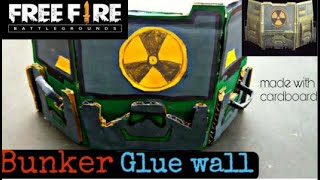 How To Make Free Fire Bunker Glue Wall From Cardboard Very Amazing Very Easy
