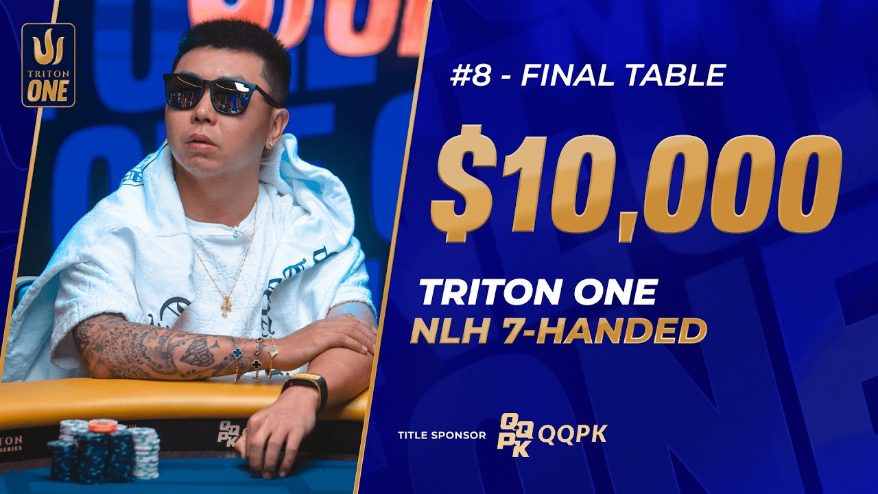 🔴 $10K NLH 7-Handed – Event #8, Final Table | Triton ONE JEJU 2026