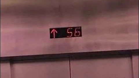 World Trade Center Elevator to the top, Sept, 2000