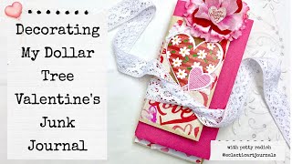 Dollar Tree Valentine's Day Junk Journal Projects