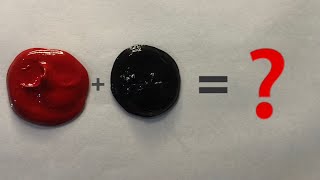 How to make brown colour by mixing two colours 🟤| Colour mixing #colormixing #painting