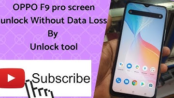 OPPO F9 Pro Screen/Pattern unlock Without Data loss By Unlock Tool  Gsm Anish தமிழில் கற்போம்