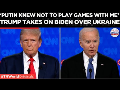 Biden vs. Trump: Fierce Debate Over Russia-Ukraine War Strategy | Presidental Debate 2024 | TN World