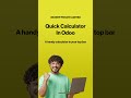 Odoo 19 Quick Calculator Module | Instant Calculations Inside Odoo ⚡