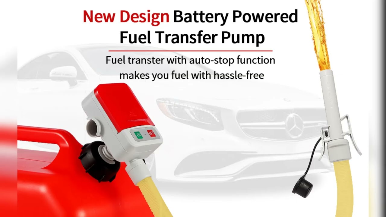 DAXIMMC Fuel Transfer Pump with Auto Stop-Overfill Protection