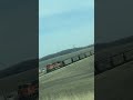 BNSF loaded coal stopped in middle of nowhere Illinois #train #bnsf
