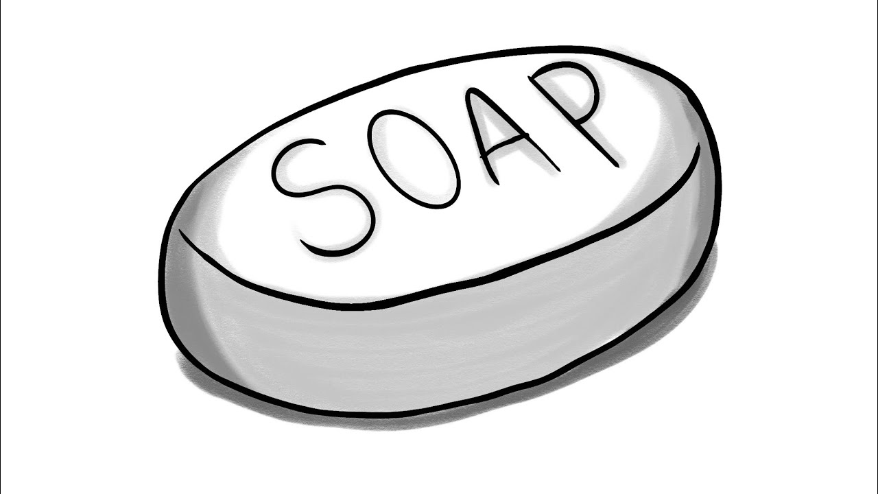How to Draw SOAP | Simple Drawing