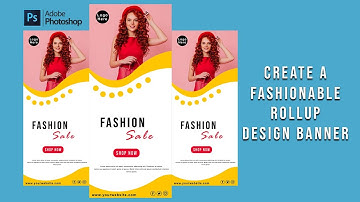 Design a Professional Fashion Rollup: Step-by-Step Photoshop Tutorial for Marketing and Advertising!