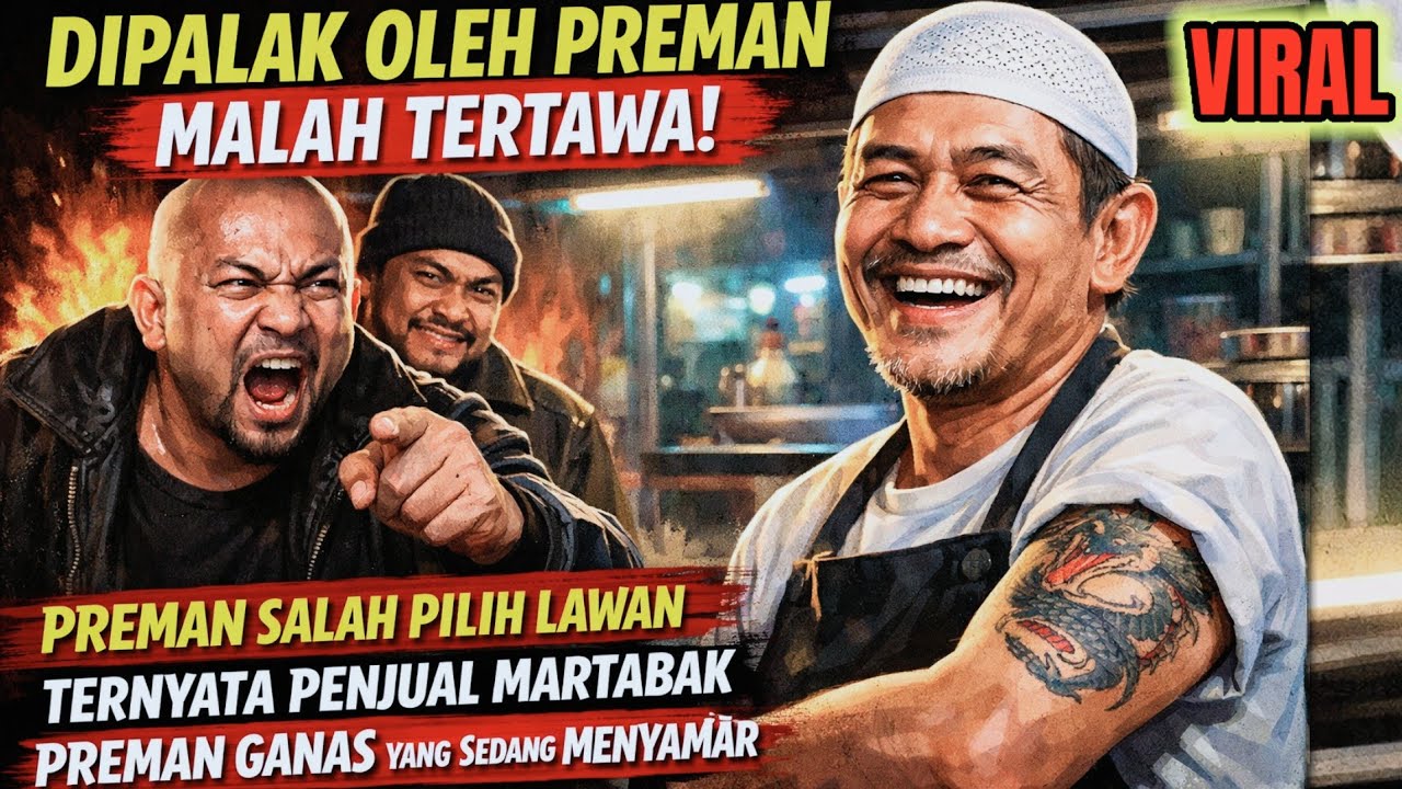 HEBOH🔴 PREMAN MEMALAK PENJUAL MARTABAK TERNYATA MANTAN PREMAN YANG DI TAKUTI