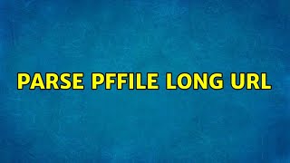 Parse PFFile Long Url