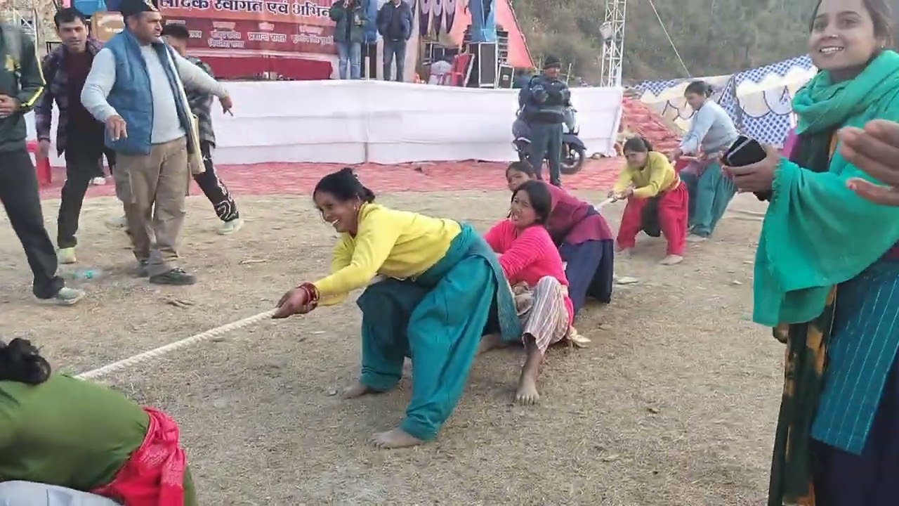 रस्सा कस्सी का महा मुकाबला #mela 