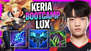 LEARN HOW TO PLAY LUX SUPPORT LIKE A PRO! | T1 Keria Plays Lux Support vs Rakan! Season 2023