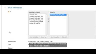 Sending An Email - Blackboard Learn
