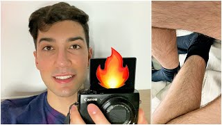 ALMOST BURNT My LEGS Recording ASMR!!