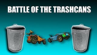BATTLE OF THE TRASH CANS: Rocket League Edition (Stream Funny Moments)