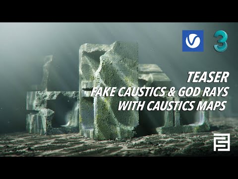 Teaser | Fake Caustics & God rays |  Upcoming Tutorial & Patreon File