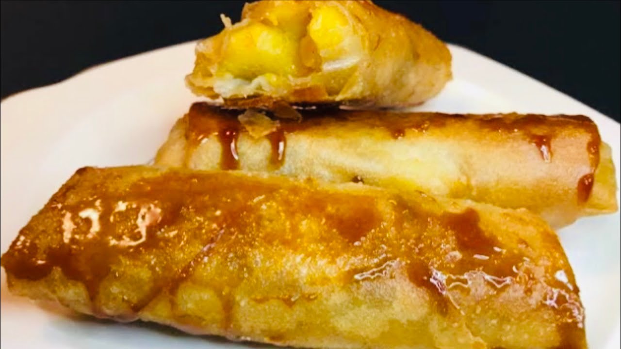 BANANA TURON recipe YouTube