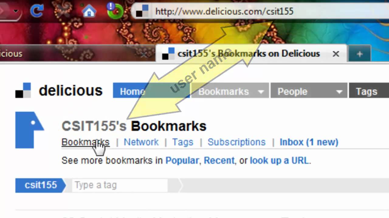 Overview of Delicious - Social Bookmarking