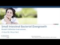 Small Intestinal Bacterial Overgrowth test collection - 2hr 3hr  - Genova Diagnostics