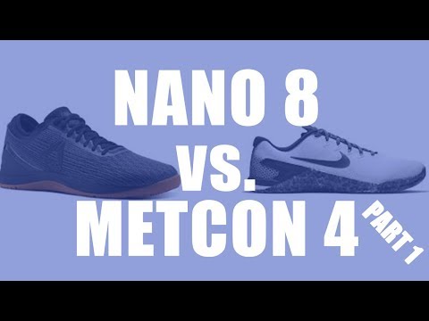 nano 8 vs metcon 4 español