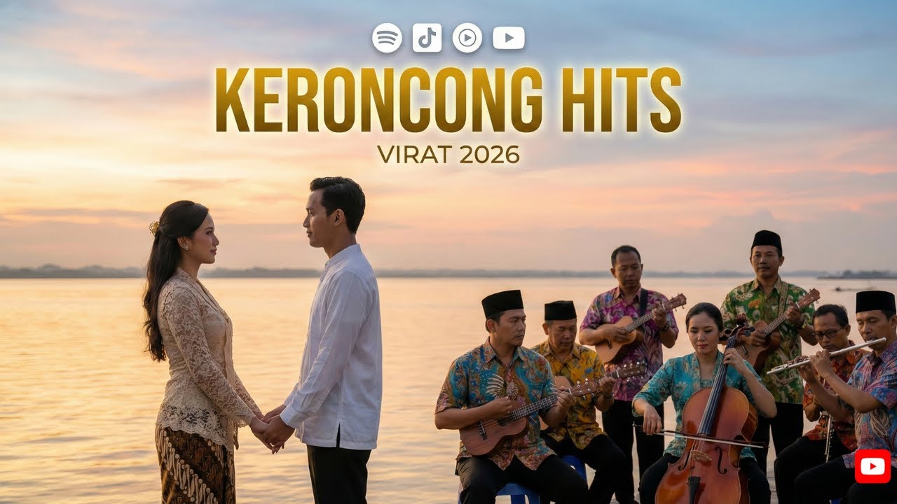 LIVE KERONCONG INDONESIA 2026 🎻 Keroncong Hujan, Sendu & Adem untuk Menemani Waktu Tenang