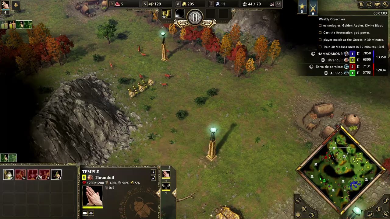 AOM (Age of Mythology) Retold 2v2 | Playing Isis