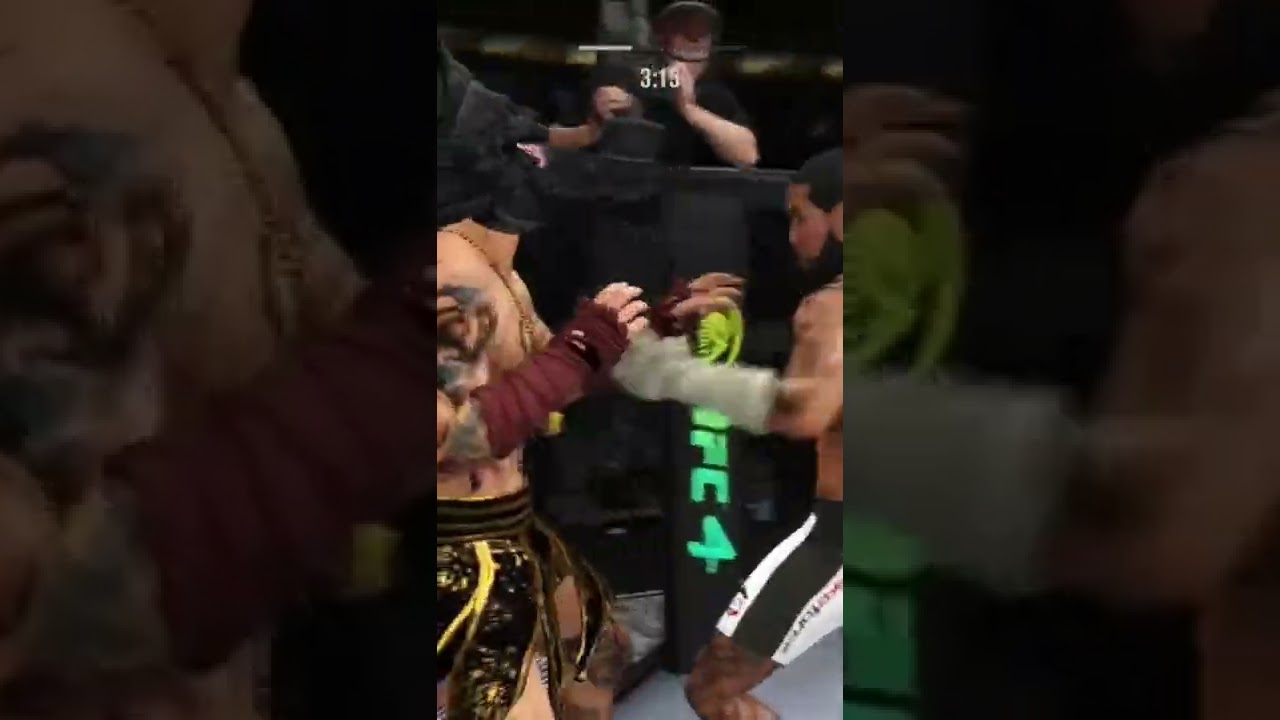 Perfect Ducking Roundhouse Knee Counter KO!!!!!!! Knee Spammer Gets Destroyed Again!!!!! Ea UFC 4