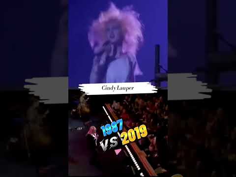 Cindy Lauper 1987 Vs 2019 Pop Music Comparison Shorts Musica Cantante Cantantes 80s 90s 