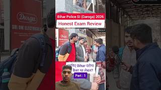 BIHAR POLICE SI (DAROGO) 2026 Review #youtubeshorts #shortvideo #vlog