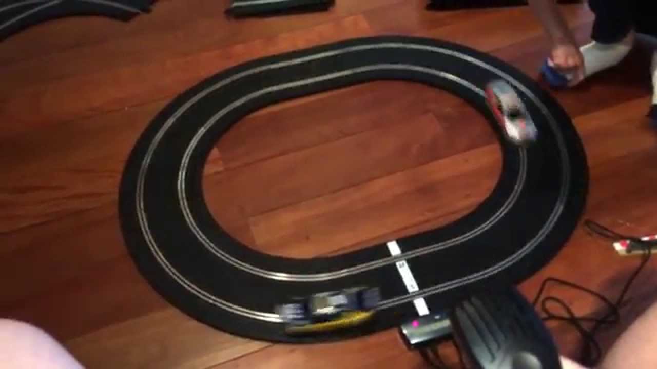 World's shortest scalextric track YouTube