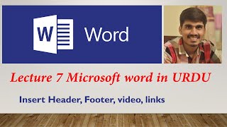 Lecture 7 MS word how to add header footer date nd time