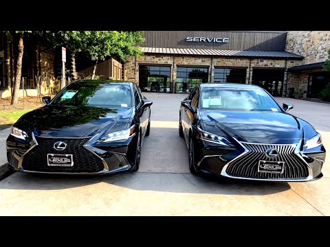 2020 Lexus ES350 F Sport Vs Luxury Model Comparison