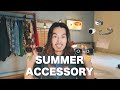 【夏の小物】アクセサリー、サングラス、財布、ベルト全部紹介🕶️🌴