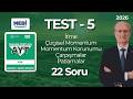MEBİ AYT Tarama Testleri Fizik Soru Çözümleri 5.TEST (23 Soru) [2026]
