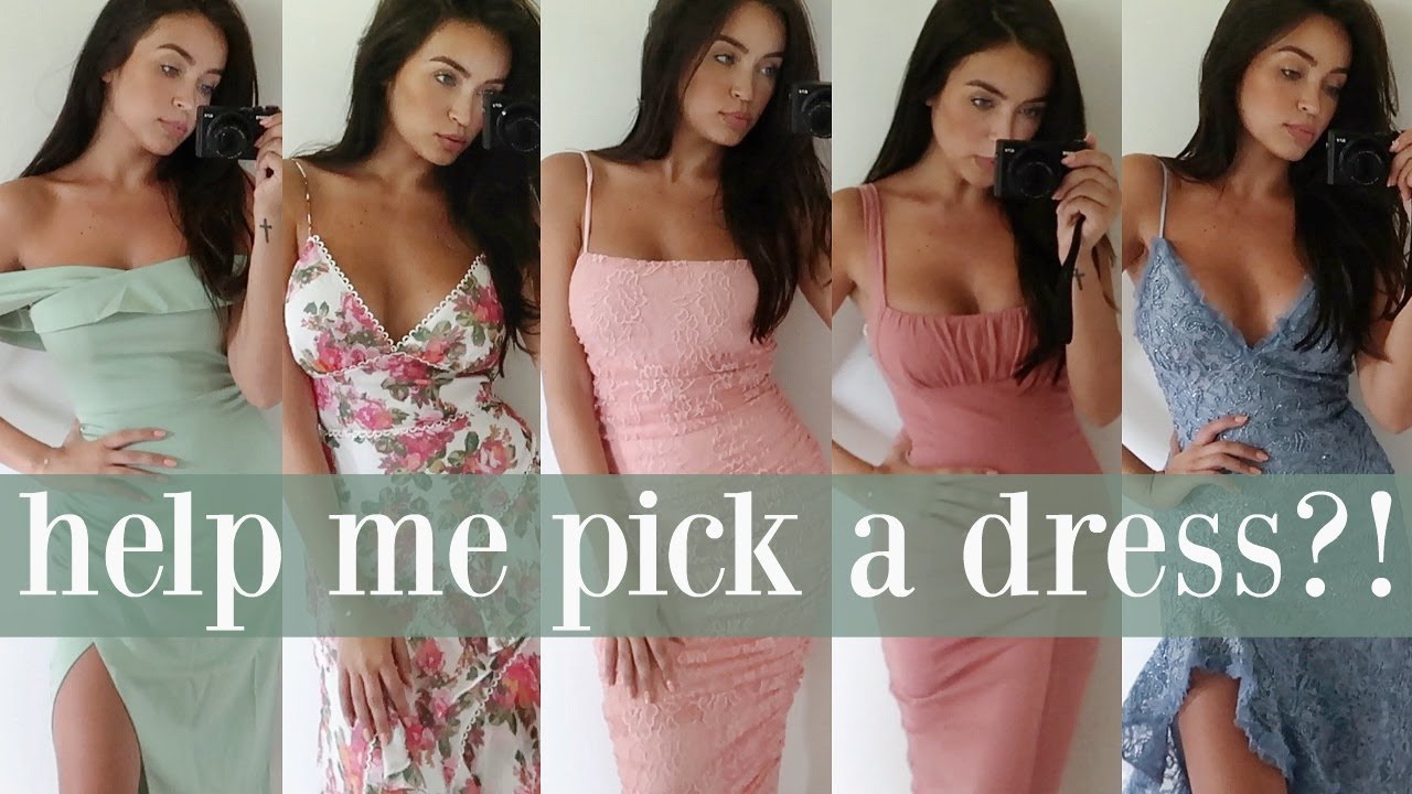 Help me pick a dress?! (wedding guest) *daily vlog*