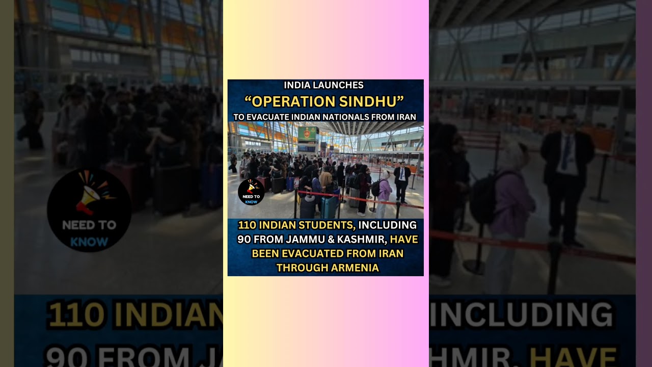 🇮🇳 Operation Sindhu in Action! 🇮🇳