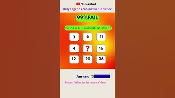 “Can you find the missing number? 🤯 99% fail this tricky puzzle but geniuses will see the answer