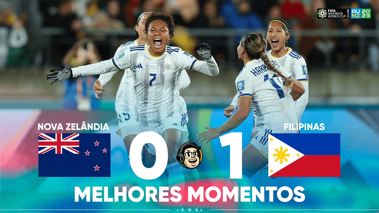 A HISTÓRIA FOI ESCRITA! | NOVA ZELÂNDIA 0 X 1 FILIPINAS | COPA DO MUNDO FEMININA FIFA™ 2023