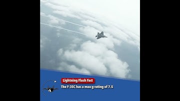 F-35C Max G Rating Lightning Flash Fact