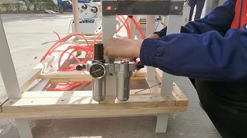 XW-105 Arrangement of air tubes connecting