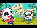 Dinosaurs come alive  dinosaur cartoon  kiki and miumiu  nursery rhymes  kids songs  babybus