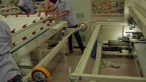 Richpeace easy frame changer table for single head quilting machine