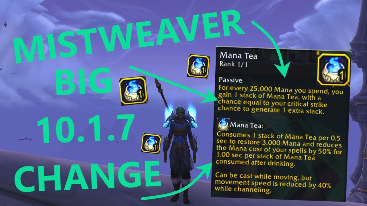 BIG CHANGE FOR MISTWEAVER IN 10.1.7!! - YouTube