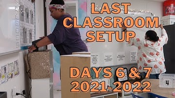 Last Classroom SetUp Vlog 2021-2022: Days 6 & 7 || RevUp Science