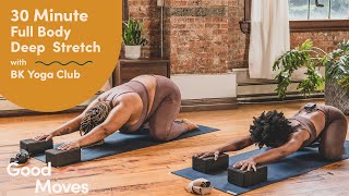 30 Minute Full Body Deep Stretch Flow To Improve Flexibility | Good Moves | Well+Good