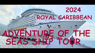 RCL Adventure of the Seas Ship Tour, Restaurants, Bars, Entertainment Venues & Facilities 2024