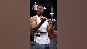 Cable Biceps Curl Variations #shorts
