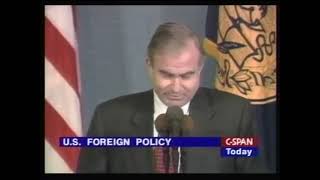 Administration Foreign Policy Goals (Samuel Berger, National Press Club)