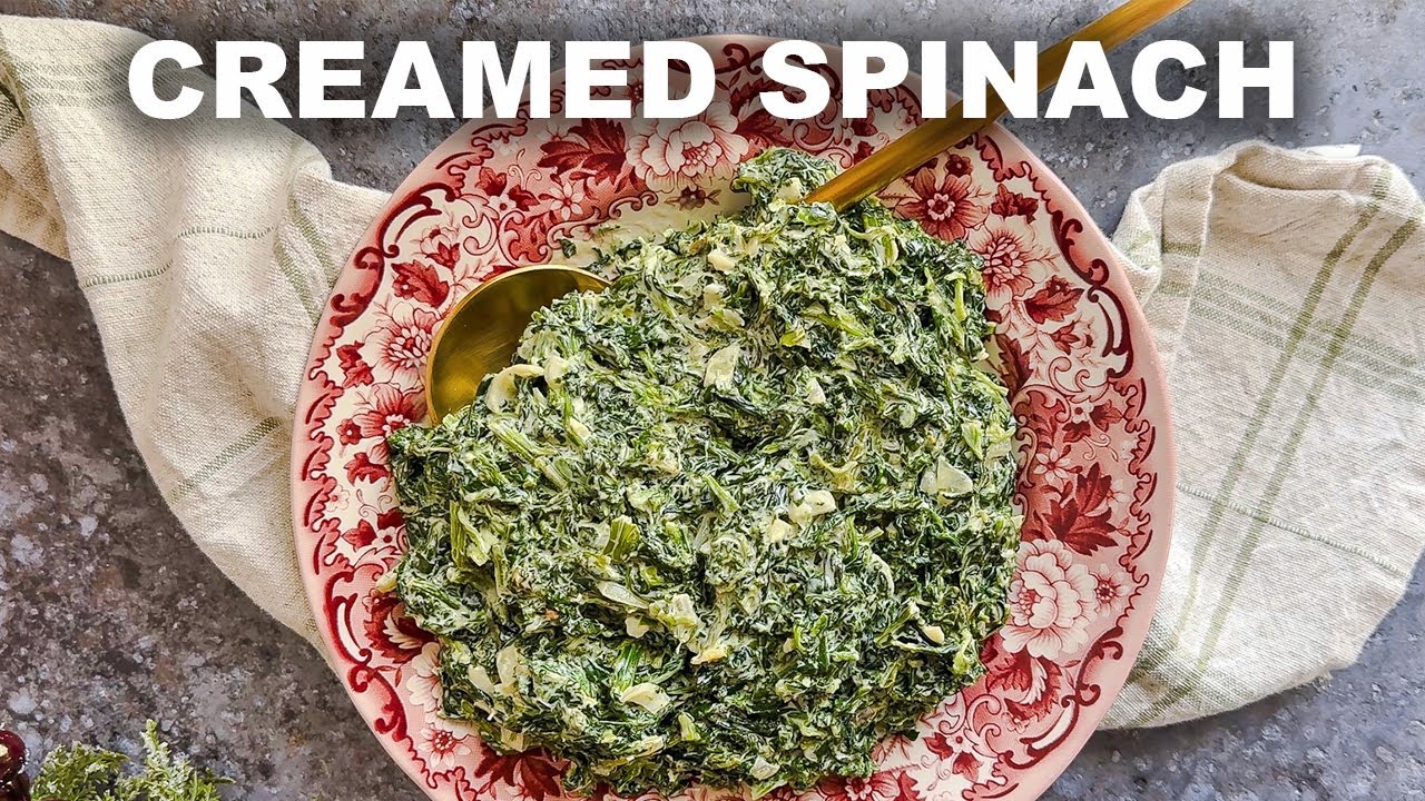 Quick & Easy Creamed Spinach Recipe